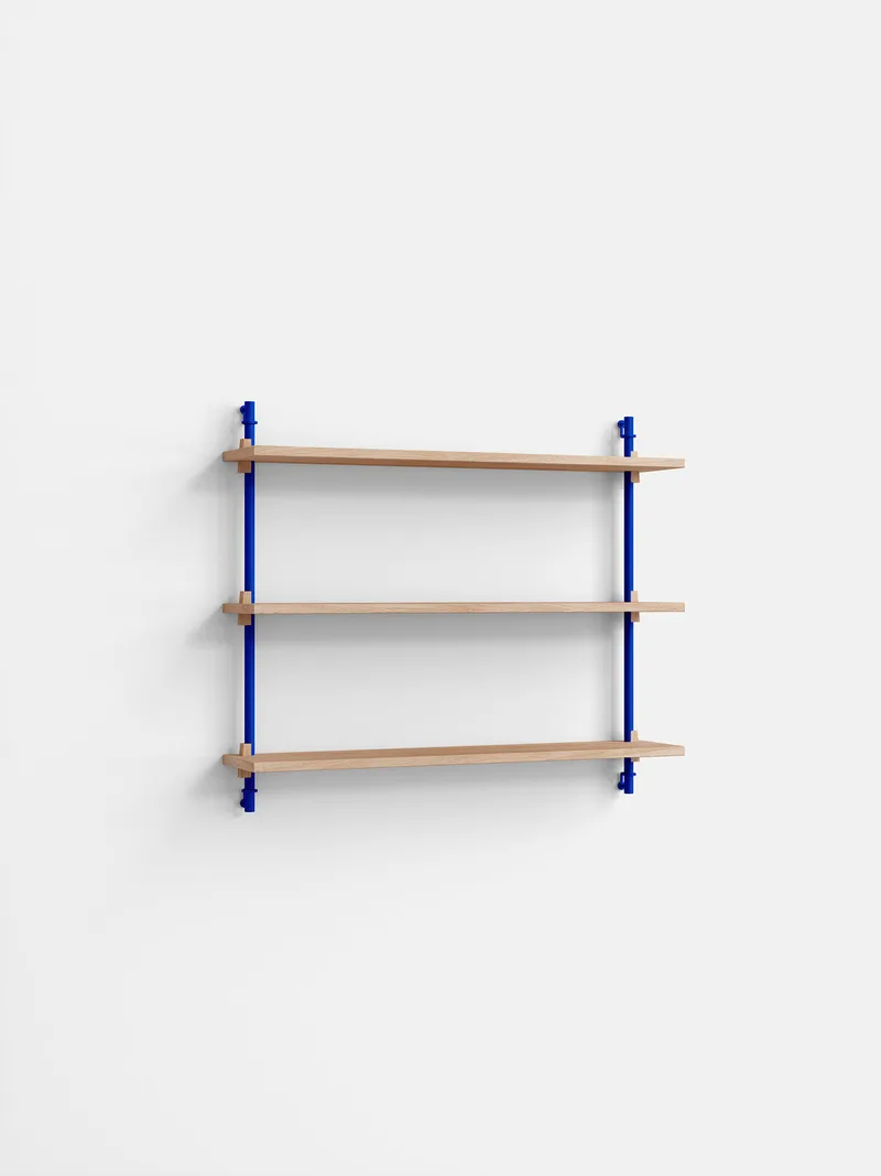 Wall Shelving – ws.65.1 von MOEBE in Oak/Deep-Blue – Produktfoto 4 von 4