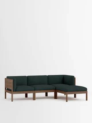 3 Seater Sofa with Sides + Chaise Longue van MOEBE in Autumn, Autumn 971, Smoked Oak – productfoto 35 van 35