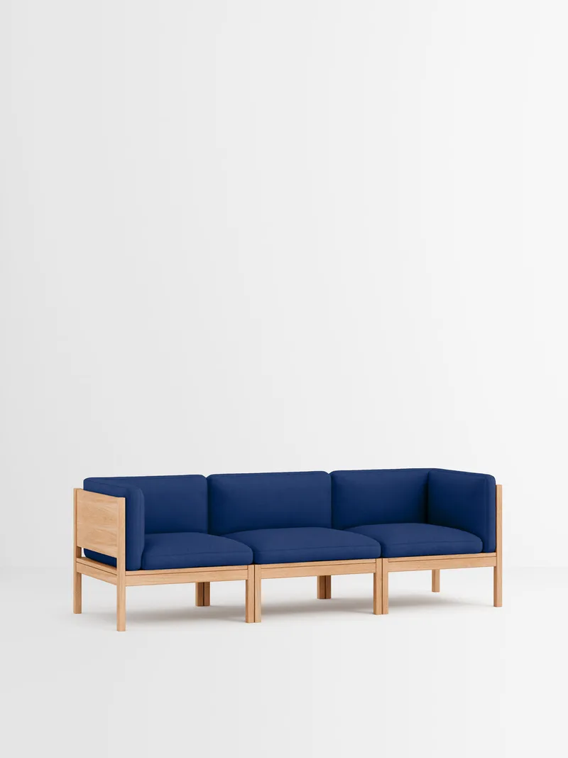 3 Seater Sofa with Sides von MOEBE in Autumn, Autumn 101, Oak – Produktfoto 17 von 34