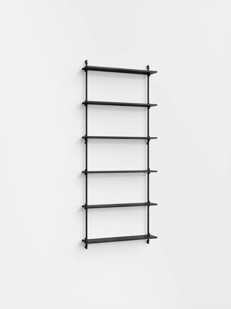 Wall Shelving – ws.200.1 von MOEBE in Black – Produktfoto 4 von 4