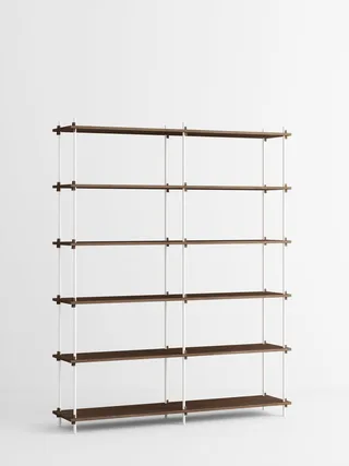 Shelving System – s.200.2.B by MOEBE in Smoked-Oak/White – product photo 4 of 4