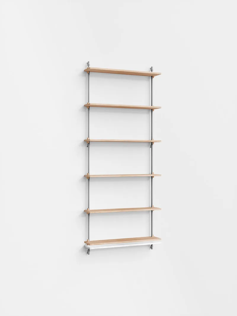 Wall Shelving – ws.200.1 von MOEBE in Black – Produktfoto 1 von 4