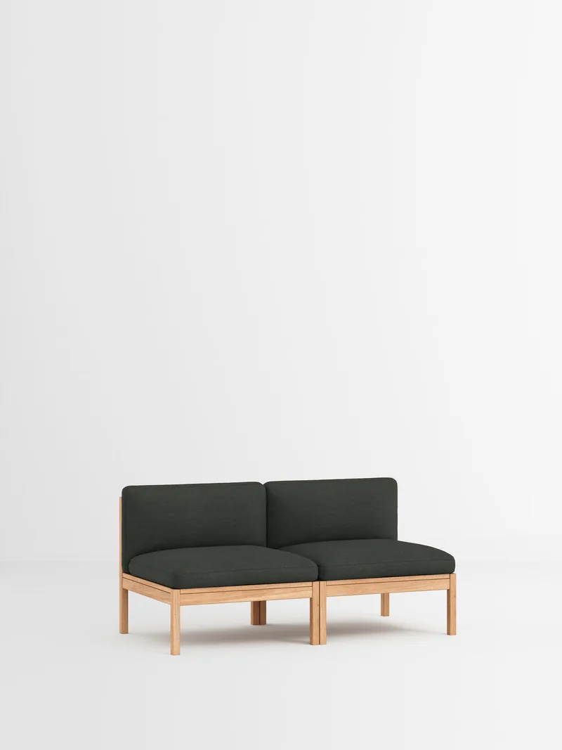 2 Seater Sofa von MOEBE in Autumn, Autumn 101, Oak – Produktfoto 33 von 34