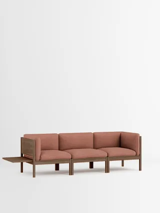 3 Seater Sofa with Sides + 1 Side Table de MOEBE en Re-Wool 2, Re-Wool 2 – 648, Smoked Oak – photo du produit 35 sur 35