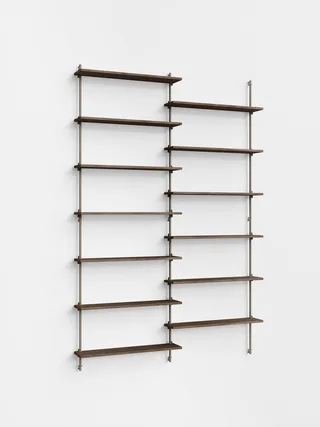 Wall Shelving – ws.230.2 by MOEBE in Smoked-Oak/Warm-Grey – product photo 5 of 5