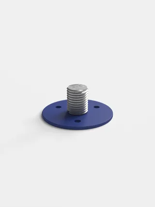 Part – Floor Fixing van MOEBE in Deep-Blue – productfoto 2 van 2