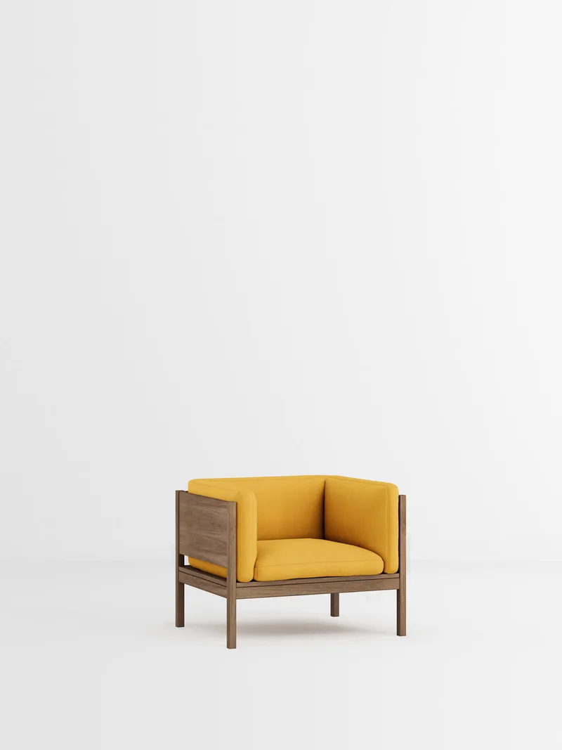 Lounge Chair de MOEBE en Field 2, Field 2 – 463, Smoked Oak – photo du produit