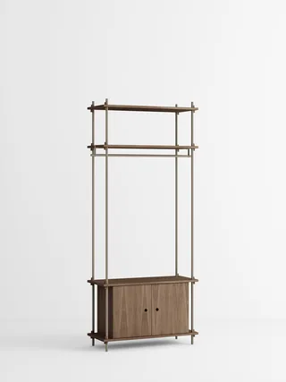 Shelving System – s.200.1.G by MOEBE in Smoked-Oak/Warm-Grey – product photo 4 of 4