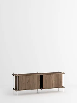 Shelving System – s.65.2.D by MOEBE in Smoked-Oak/White – product photo 4 of 4