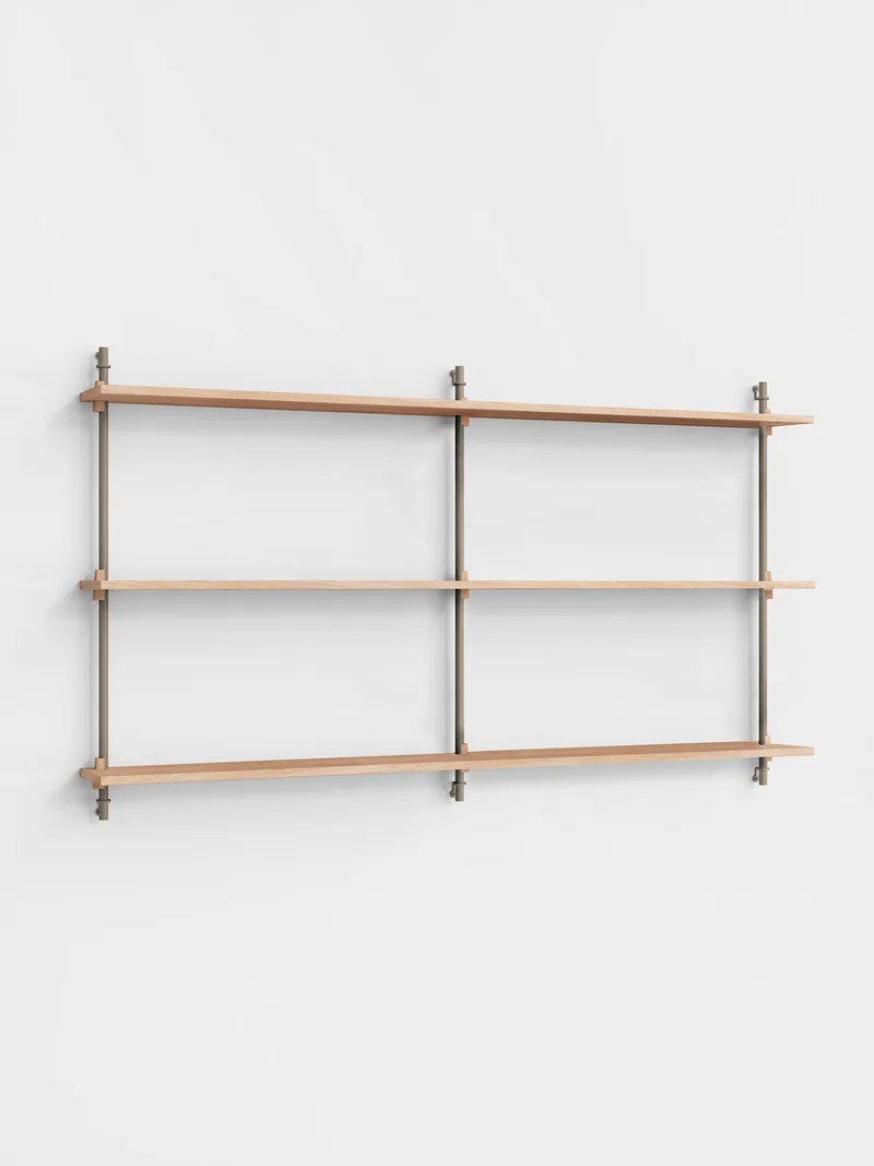 Wall Shelving – ws.85.2.B by MOEBE in Black – product photo 5 of 13