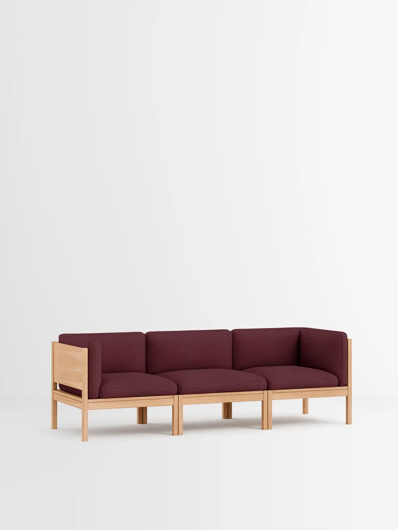 3 Seater Sofa with Sides von MOEBE in Autumn, Autumn 101, Oak – Produktfoto 3 von 34