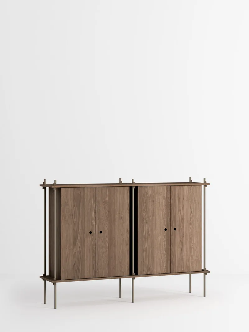 Shelving System – s.115.2.E by MOEBE in Smoked-Oak/Warm-Grey – product photo 4 of 4