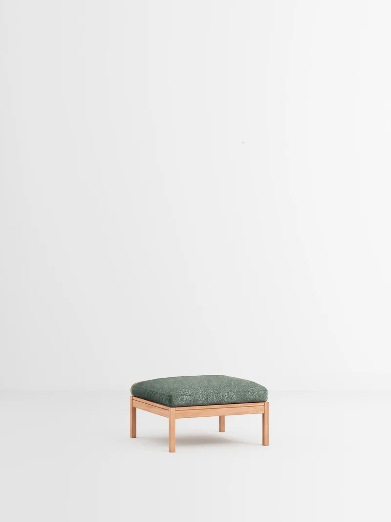 Ottoman van MOEBE in Moss, Moss 0003, Oak – productfoto 35 van 35