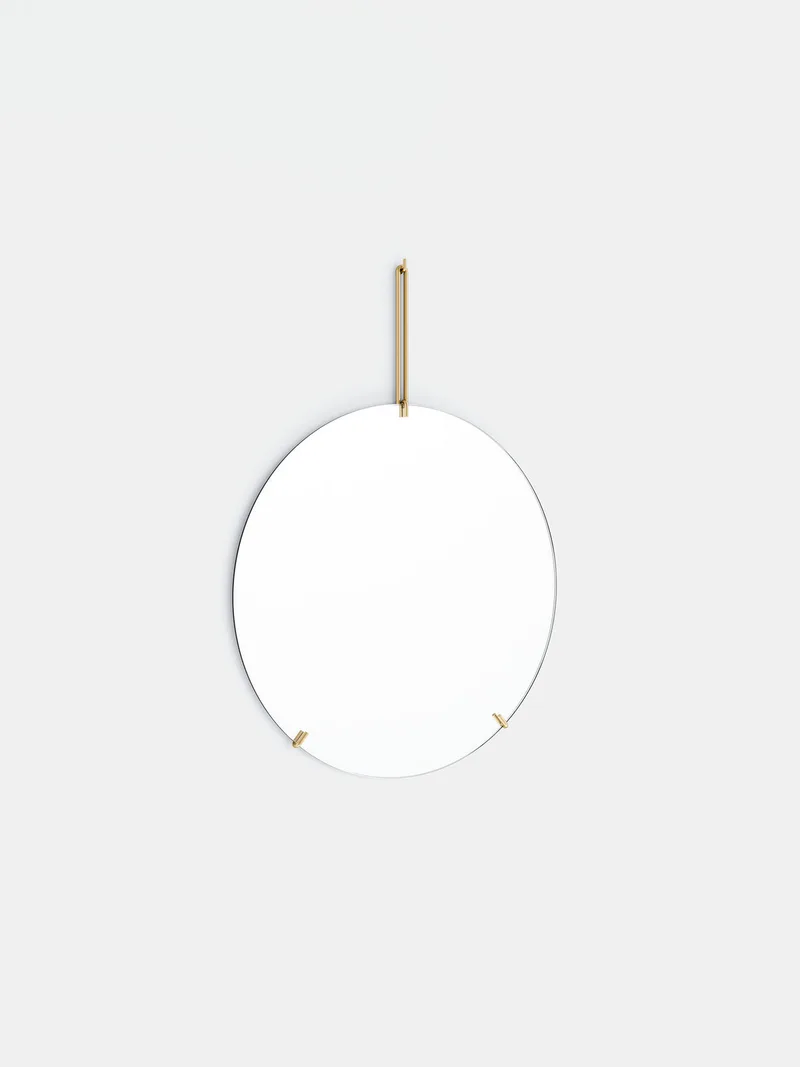 Wall Mirror by MOEBE in Ø30, Black – product photo 4 of 8