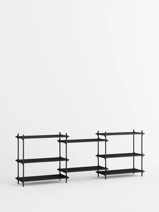 Shelving System – s.85.3.A van MOEBE in Black – productfoto 4 van 4