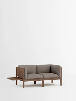 2 Seater Sofa with Sides + 1 Side Table by MOEBE in Autumn, Autumn 331, Smoked Oak – product photo 35 of 35