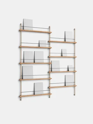 Magazine Shelving – MS.180.2 von MOEBE in Oak/Warm-Grey – Produktfoto 11 von 11