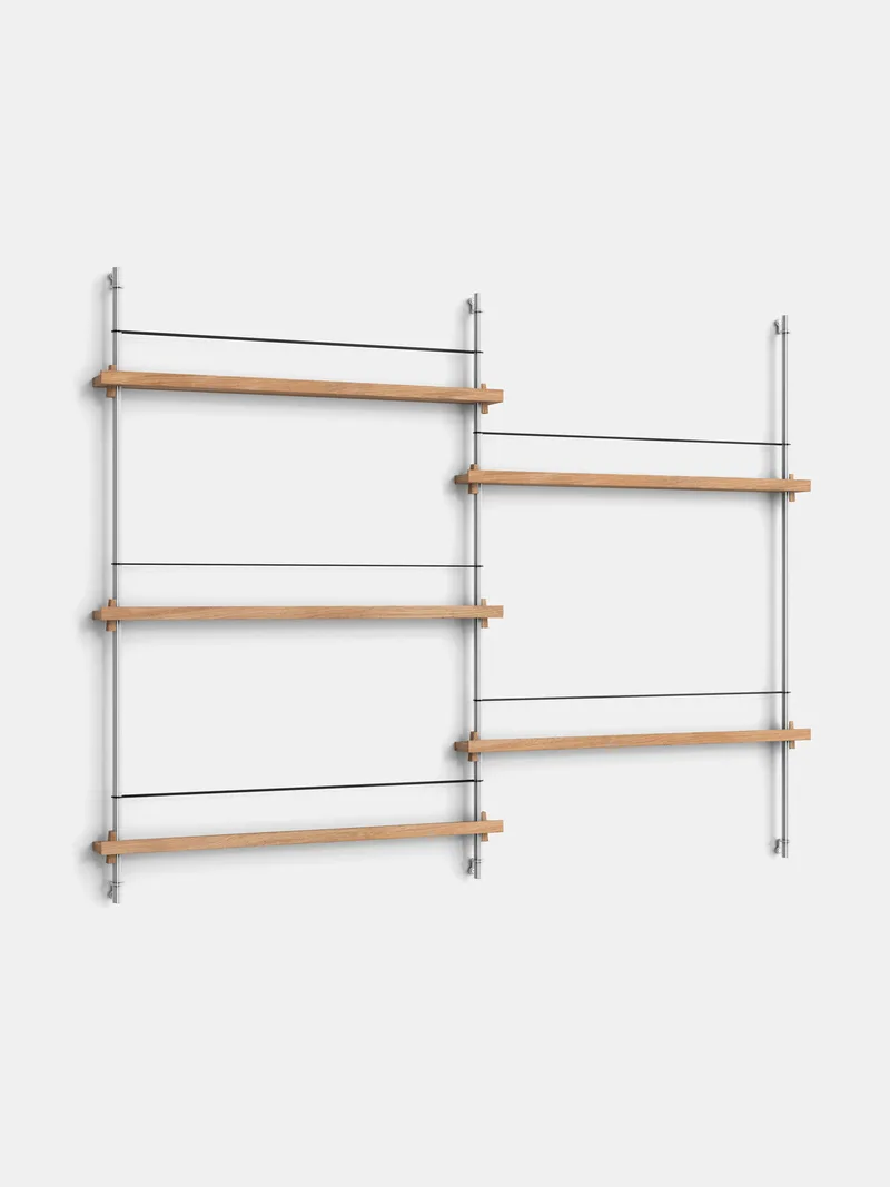 Magazine Shelving – MS.115.2 by MOEBE in Black – product photo 5 of 13