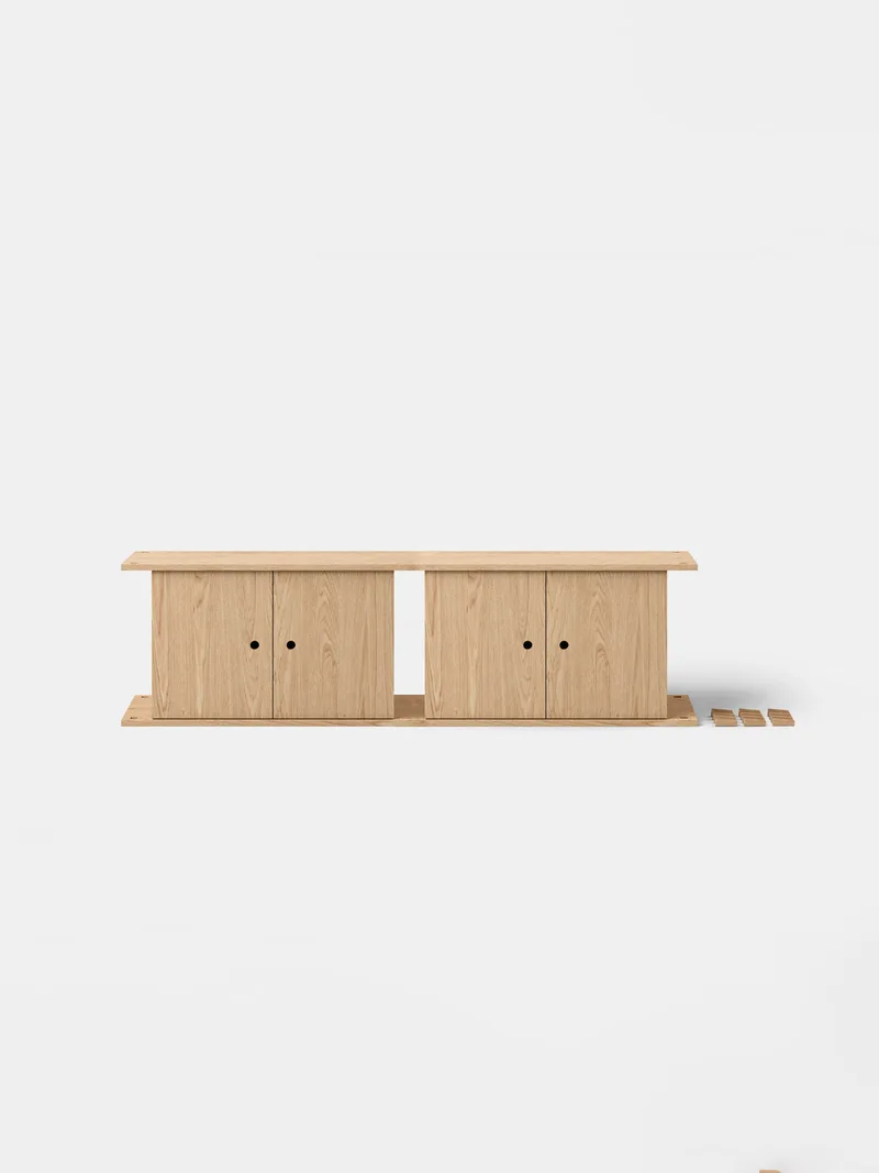 Part - Double Cabinet de MOEBE en Oak – photo du produit
