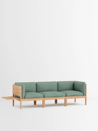 3 Seater Sofa with Sides + 1 Side Table van MOEBE in Autumn, Autumn 101, Oak – productfoto 29 van 34