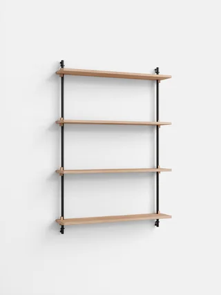 Wall Shelving – ws.115.1 by MOEBE in Oak/Black – product photo 4 of 4