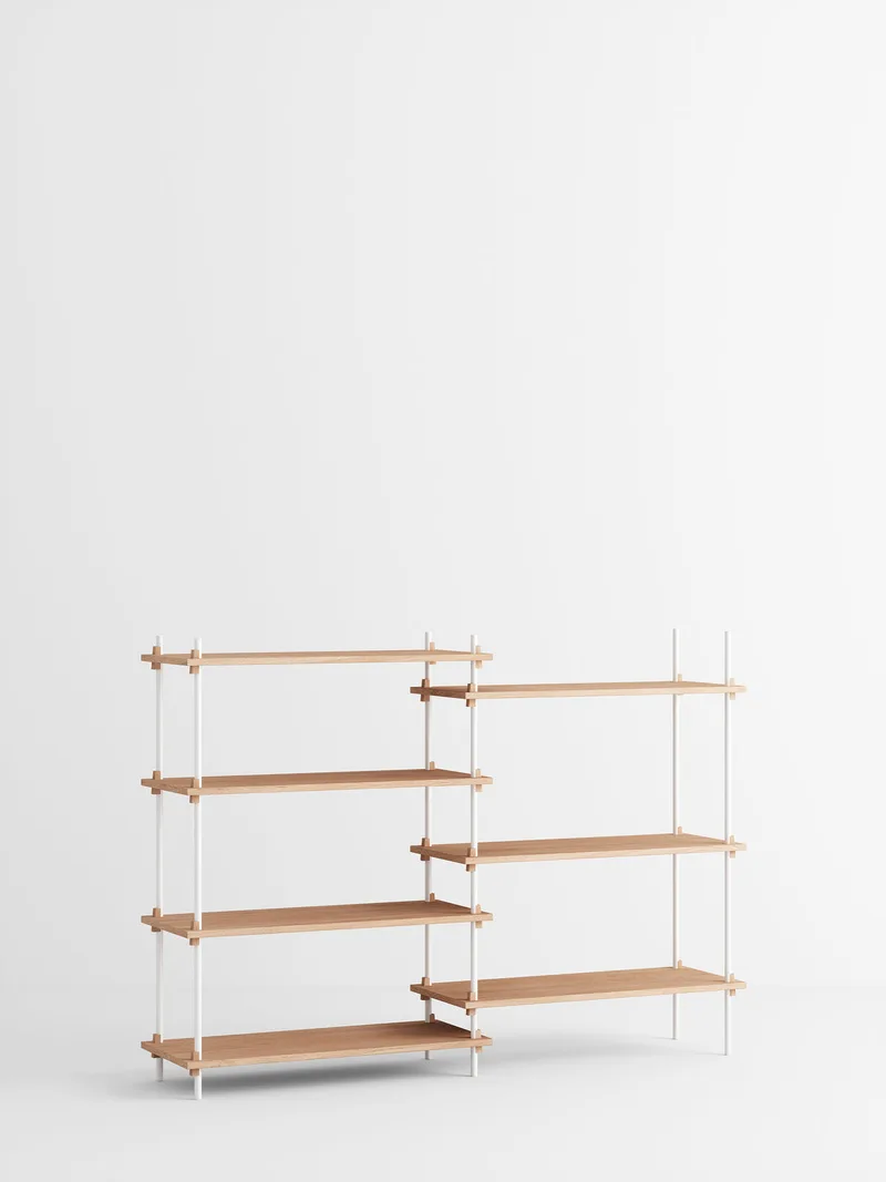 Shelving System – s.115.2.A by MOEBE in Oak/White – product photo 3 of 3