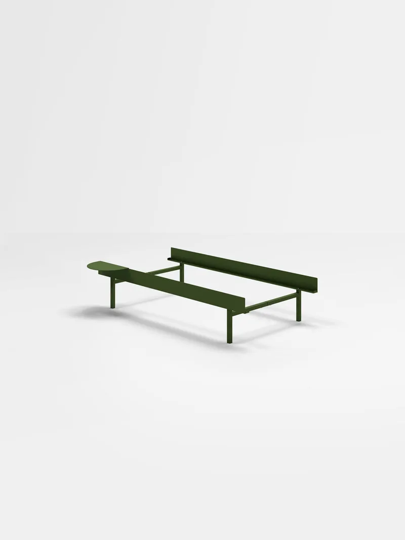 Bed 90 cm de MOEBE en Pine Green, High – 1, I'll get my own – photo du produit 25 sur 25