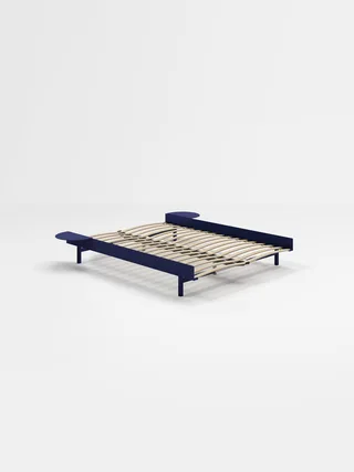 Bed 90 – 180 cm (Low) by MOEBE in Cobalt Blue, 2, 140 – product photo 15 of 15
