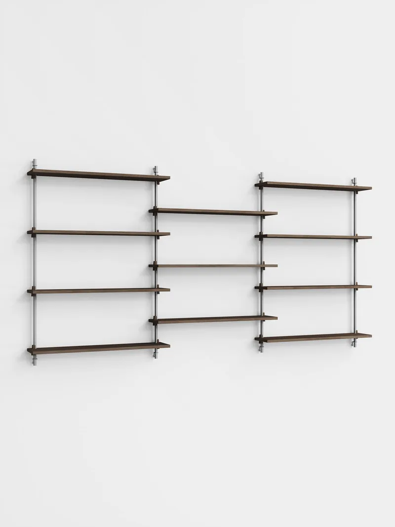 Wall Shelving – ws.115.3 de MOEBE en Black – photo du produit 3 sur 4