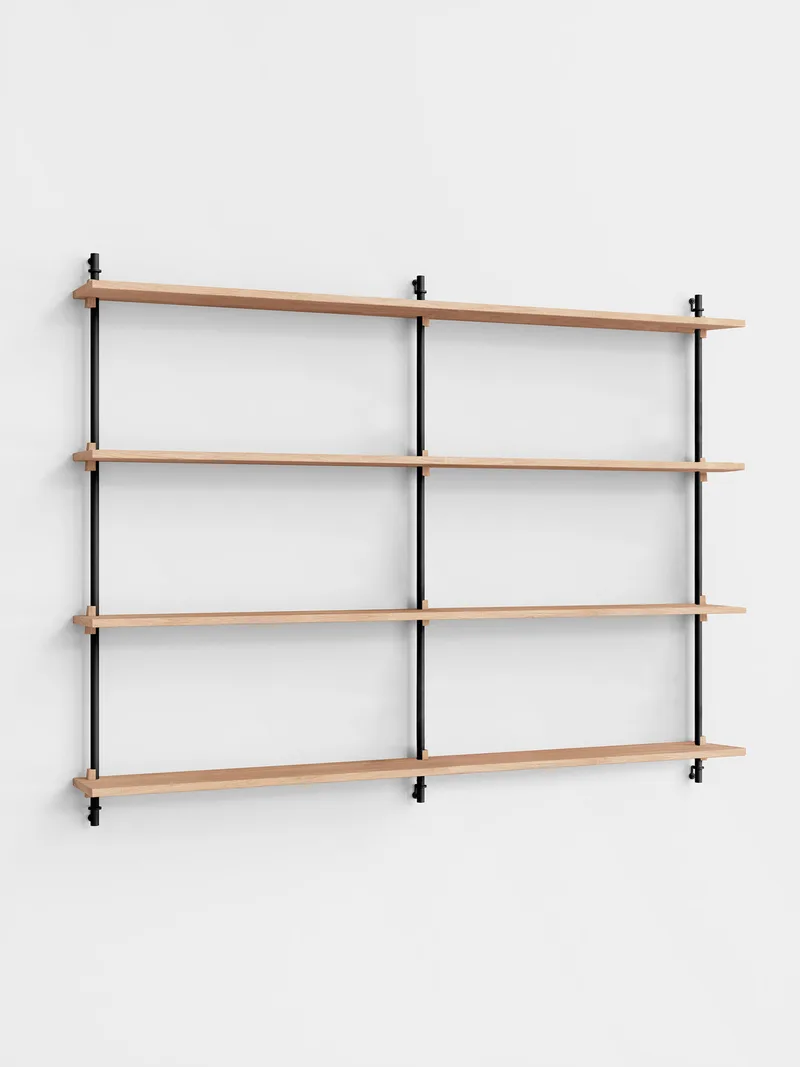 Wall Shelving – ws.115.2.B by MOEBE in Black – product photo 1 of 12