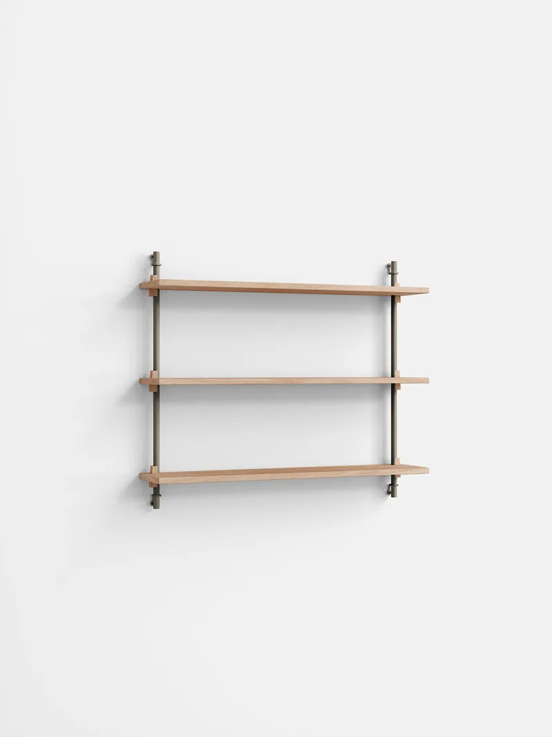 Wall Shelving – ws.65.1 von MOEBE in Oak/Warm-Grey – Produktfoto 4 von 4