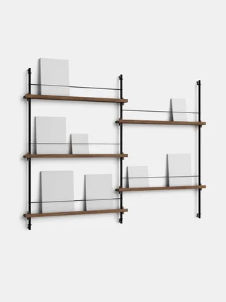 Magazine Shelving – MS.115.2 by MOEBE in Black – product photo 10 of 13