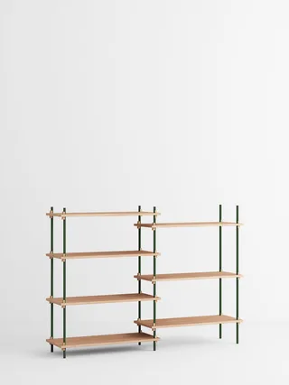 Shelving System – s.115.2.A by MOEBE in Oak/Pine-Green – product photo 3 of 3