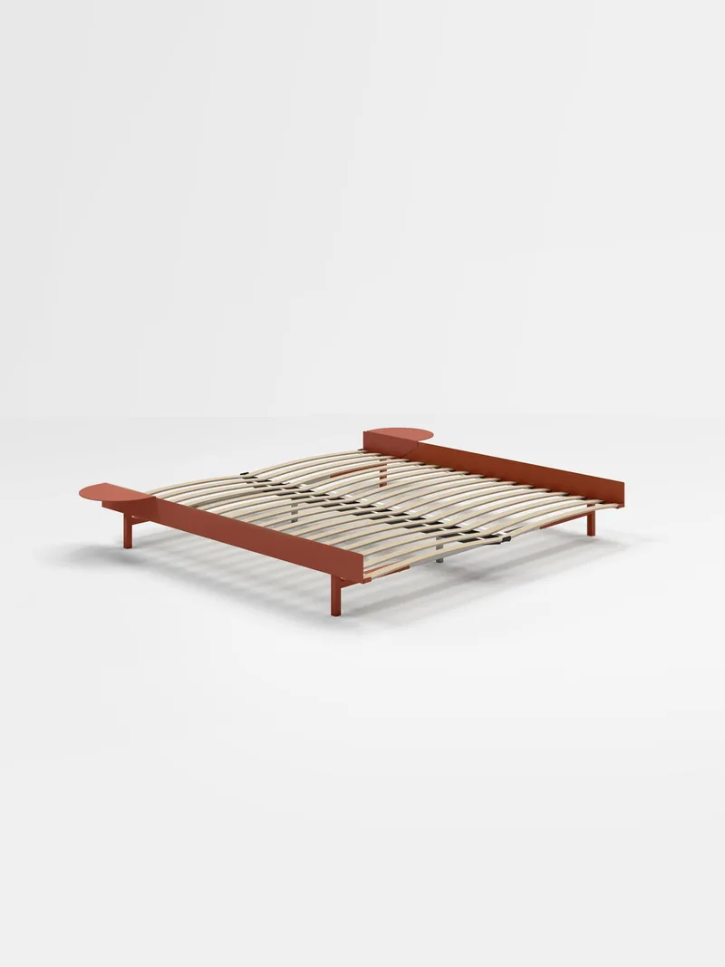 Bed 90 – 180 cm (Low) by MOEBE in Terracotta, 2, 180 – product photo 15 of 15