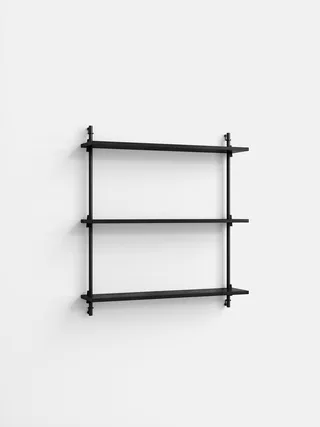 Wall Shelving – ws.85.1 by MOEBE in Black – product photo 4 of 4