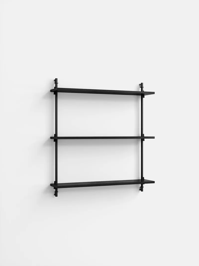 Wall Shelving – ws.85.1 by MOEBE in Black – product photo 4 of 4