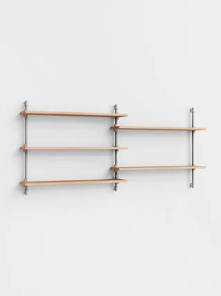 Wall Shelving – ws.65.2 van MOEBE in Black – productfoto 3 van 4