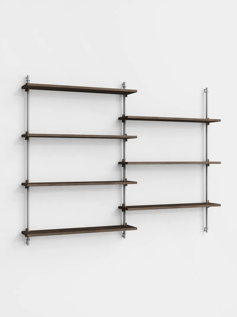 Wall Shelving – ws.115.2 by MOEBE in Black – product photo 4 of 5