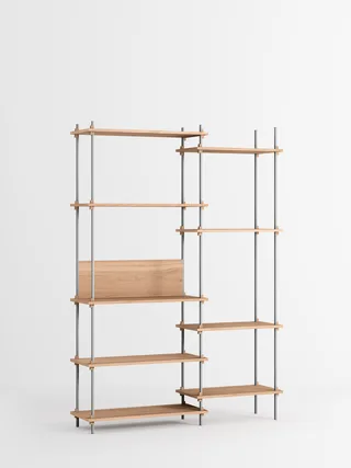 Shelving System – s.200.2.J von MOEBE in Black – Produktfoto 1 von 4