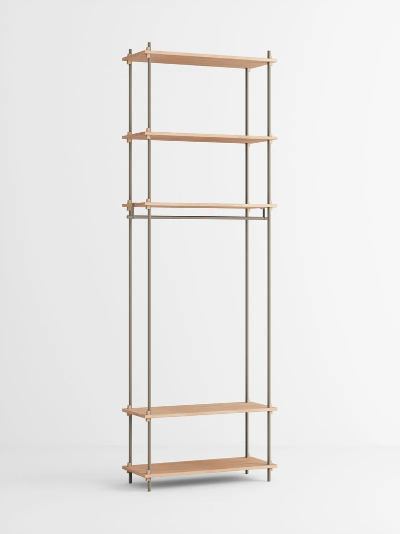 Shelving System – s.255.1.F van MOEBE in Oak/Warm-Grey – productfoto 4 van 4