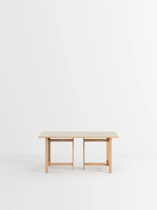 Rectangular Dining Table van MOEBE in 160 cm, 0, Warm Beige – productfoto 13 van 13