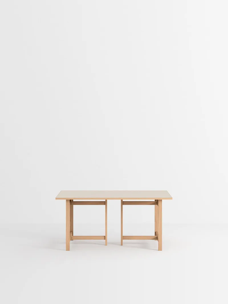 Rectangular Dining Table van MOEBE in 160 cm, 0, Warm Beige – productfoto 13 van 13