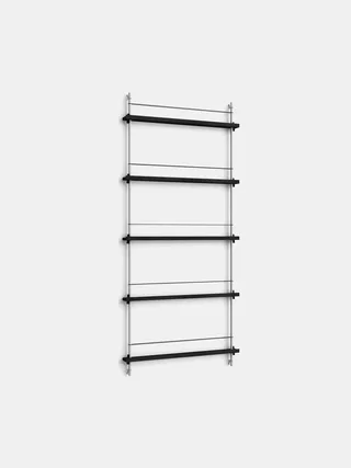 Magazine Shelving – MS.180.1 van MOEBE in Black – productfoto 10 van 10