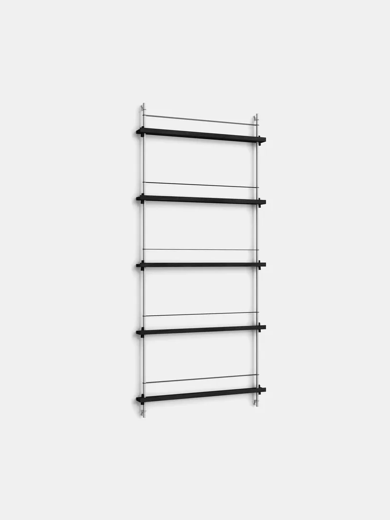 Magazine Shelving – MS.180.1 van MOEBE in Black – productfoto 10 van 10