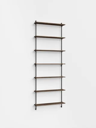 Wall Shelving – ws.230.1 by MOEBE in Smoked-Oak/Black – product photo 4 of 4