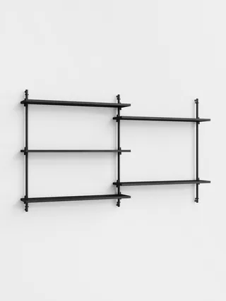 Wall Shelving – ws.85.2 by MOEBE in Black – product photo 4 of 4
