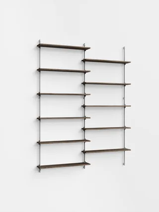 Wall Shelving – ws.200.2 by MOEBE in Black – product photo 1 of 4