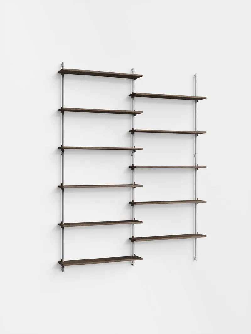 Wall Shelving – ws.200.2 by MOEBE in Black – product photo 1 of 4