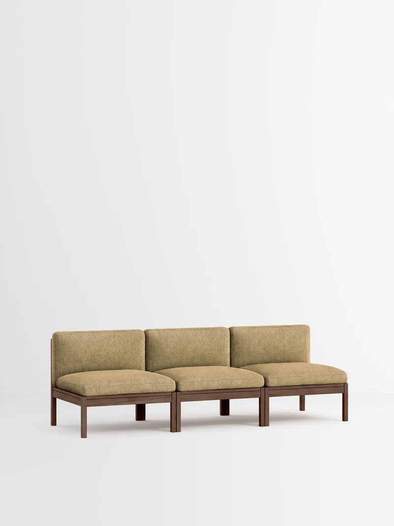 3 Seater Sofa van MOEBE in Moss, Moss 0021, Smoked Oak – productfoto 35 van 35