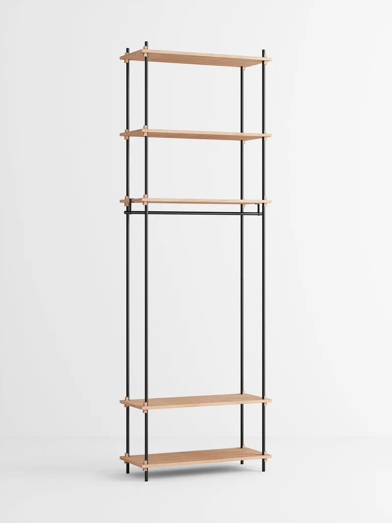 Shelving System – s.255.1.F by MOEBE in Oak/Black – product photo 4 of 4